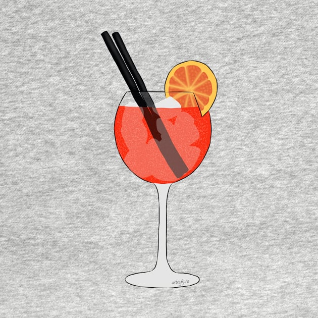 Aperol Spritz Cocktail Summer Drink by ArtRaft Pro